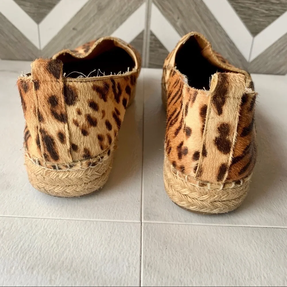 Steve Madden cheetah print espadrilles women’s 6.5